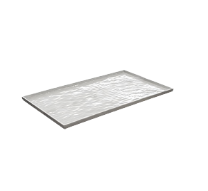 TABLEAU MRBRE RECT BLANC 1/1 53X32.5CM (17011)
