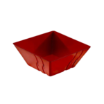 SALADIER SQUARE LUXOR ROUGE DIM:30CM(23030)