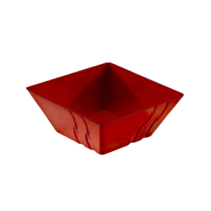SALADIER SQUARE LUXOR ROUGE DIM:19CM(23019)