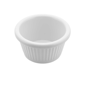 RAMEQUIN ROND BLANC 7CM MILAMINE(13060)