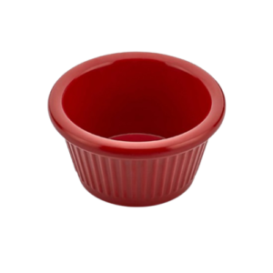 RAMEQUIN ROND ROUGE 7CM MILAMINE(13060)