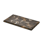 TABLEAU CARRE MRBRE MARRON 1/3 17.5X32.5CM (17013)
