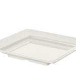 ASSIETTE SQUARE BLANC 34X34 MILAMINE(10834)