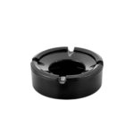 CENDRIER ROND 10CM NOIR MILAMINE(1610)