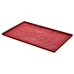 TABLEAU CARRE  ROUGE 1/3 17.5X32.5CM (17013)